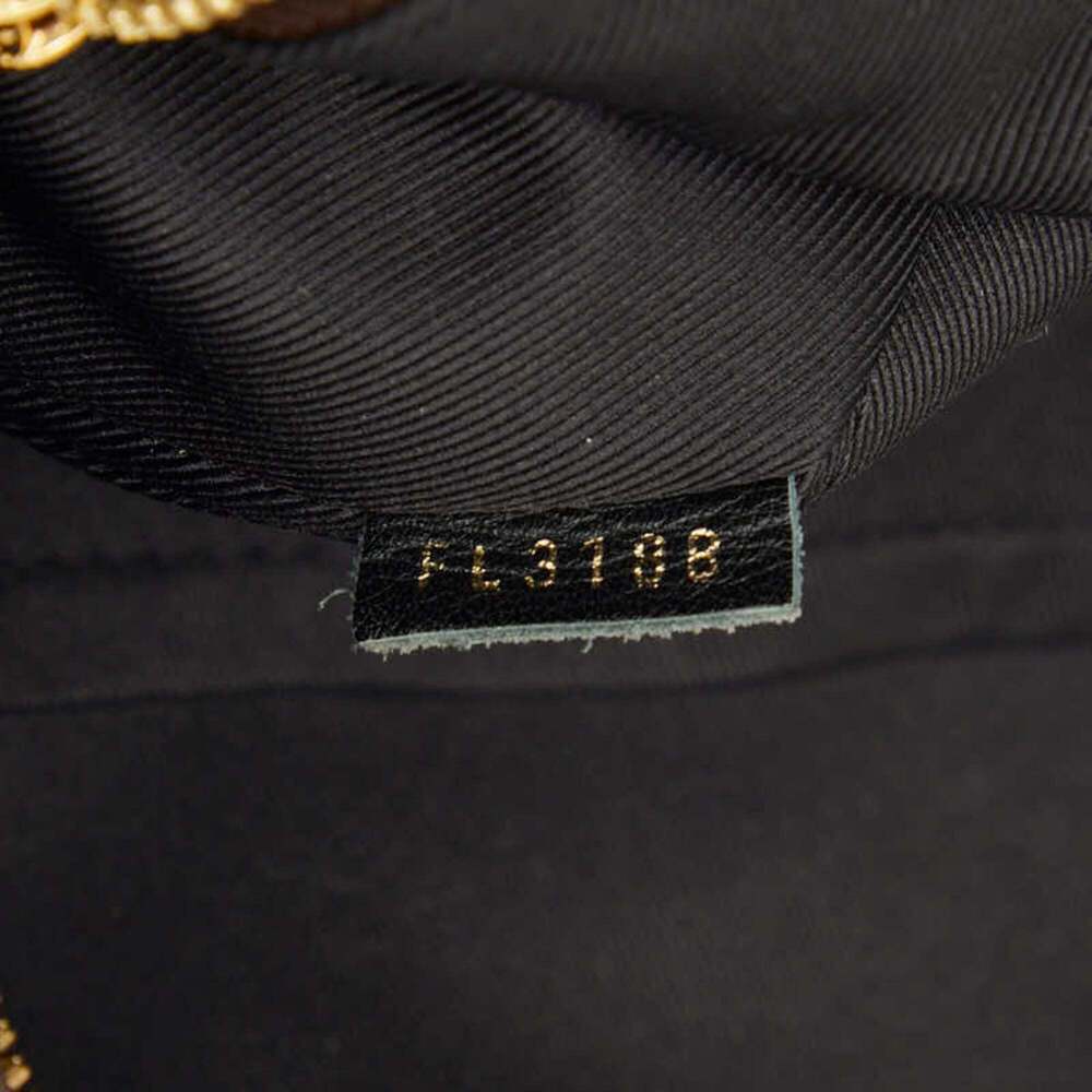 LOUIS VUITTON Black Monogram Leather Backpack - Picture 12 of 12